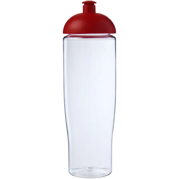 H2O Tempo® 700 ml dome lid sport bottle - Unbranded White Red