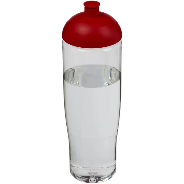 H2O Tempo® 700 ml dome lid sport bottle - Unbranded White Red