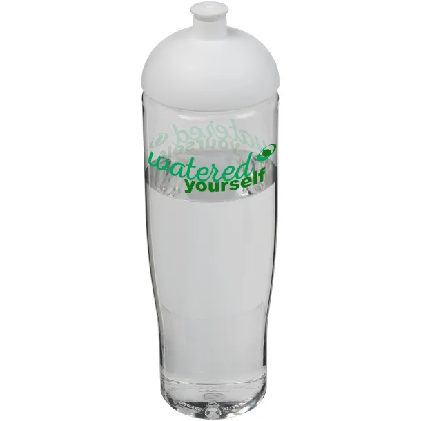 H2O Tempo® 700 ml dome lid sport bottle - Unbranded White White