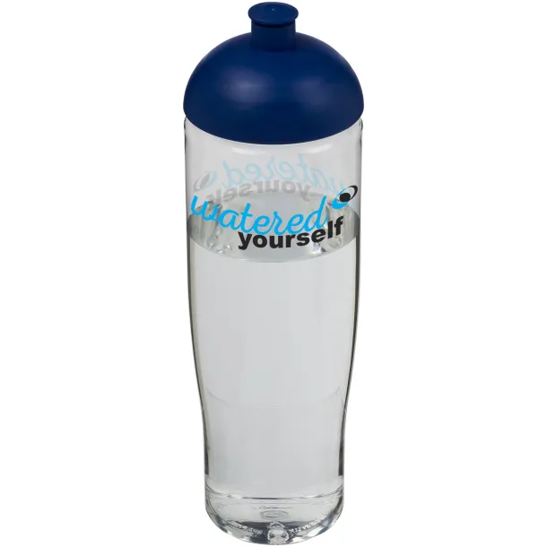 H2O Tempo® 700 ml dome lid sport bottle - Unbranded White Blue