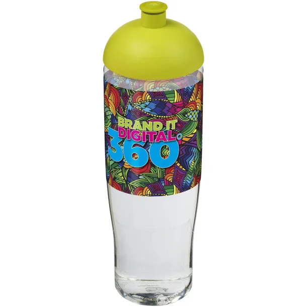 H2O Tempo® 700 ml dome lid sport bottle - Unbranded White Lime