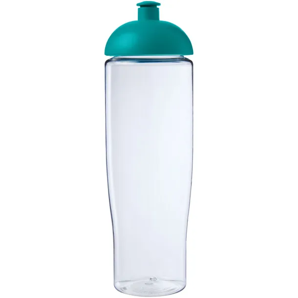 H2O Tempo® 700 ml dome lid sport bottle - Unbranded White Aqua blue