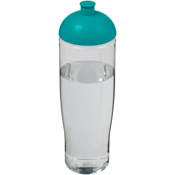 H2O Tempo® 700 ml dome lid sport bottle - Unbranded White Aqua blue