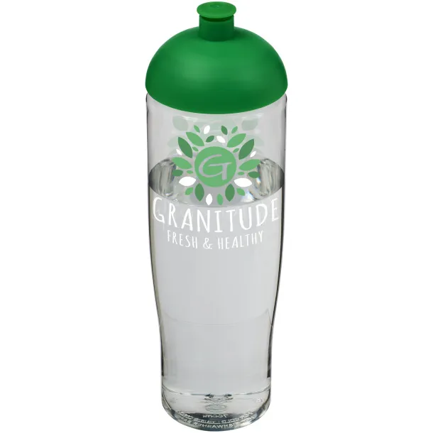 H2O Tempo® 700 ml dome lid sport bottle - Unbranded White Green