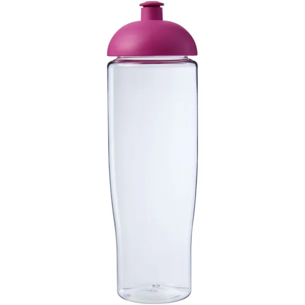 H2O Tempo® 700 ml dome lid sport bottle - Unbranded White Transparent pink