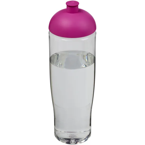 H2O Tempo® 700 ml dome lid sport bottle - Unbranded White Transparent pink