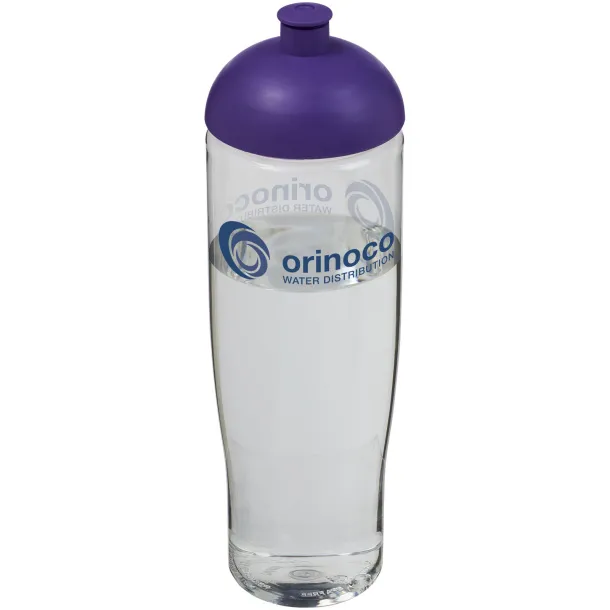 H2O Tempo® 700 ml dome lid sport bottle - Unbranded White Purple