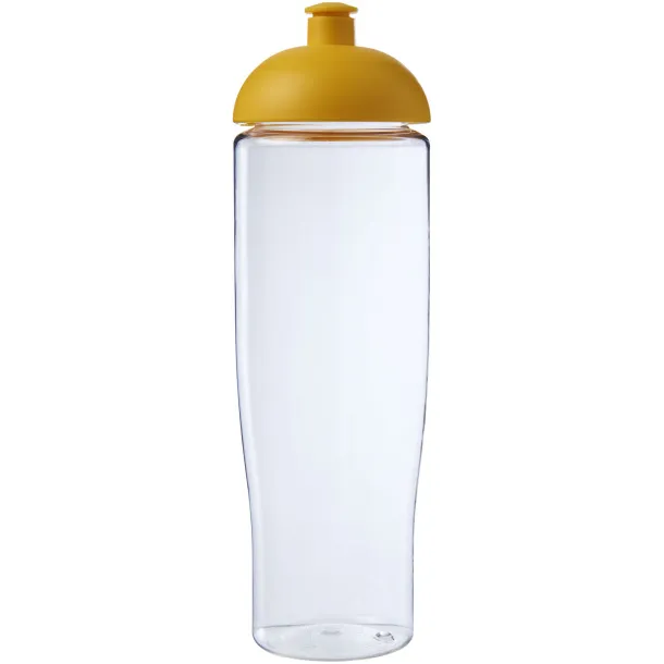 H2O Tempo® 700 ml dome lid sport bottle - Unbranded White Yellow