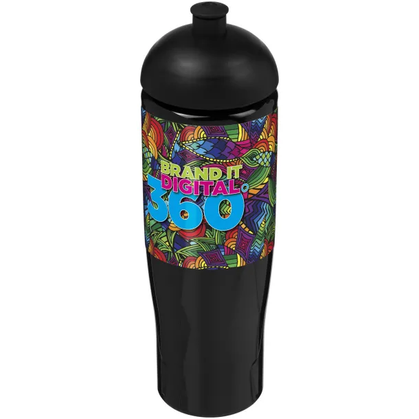 H2O Tempo® 700 ml dome lid sport bottle Solid black