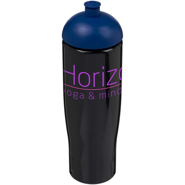 H2O Tempo® 700 ml dome lid sport bottle Solid black Blue