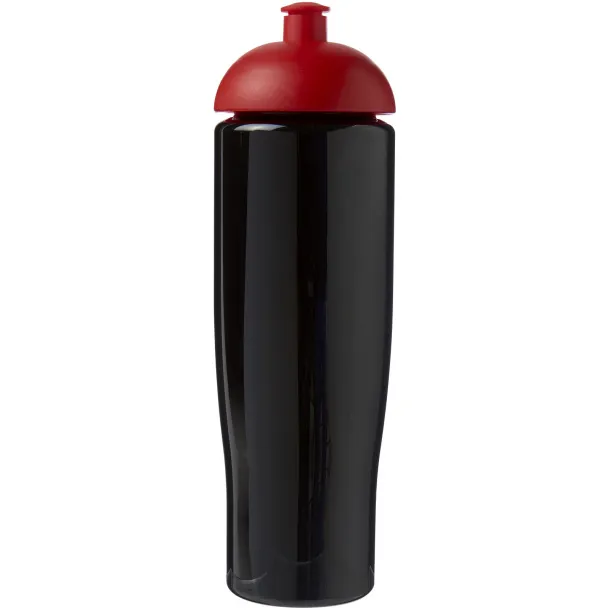 H2O Tempo® 700 ml dome lid sport bottle - Unbranded Solid black Red