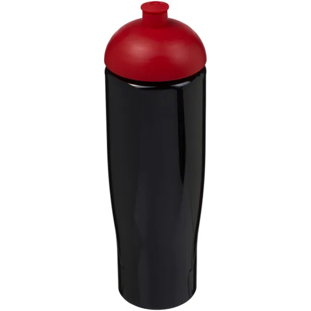 H2O Tempo® 700 ml dome lid sport bottle Solid black Red