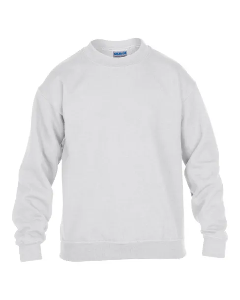  HEAVY BLEND™ YOUTH CREWNECK SWEATSHIRT - 271 g/m² - Gildan White