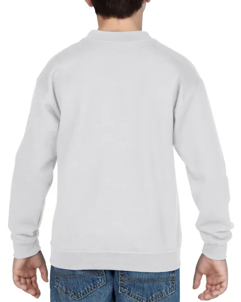  HEAVY BLEND™ YOUTH CREWNECK SWEATSHIRT - 271 g/m² - Gildan White