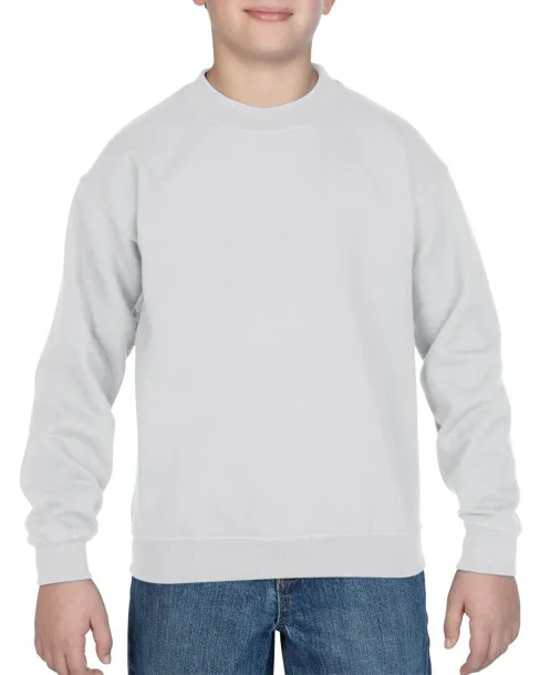  HEAVY BLEND™ YOUTH CREWNECK SWEATSHIRT - 271 g/m² - Gildan White