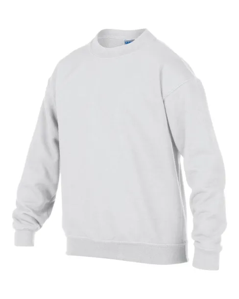  HEAVY BLEND™ YOUTH CREWNECK SWEATSHIRT - 271 g/m² - Gildan White