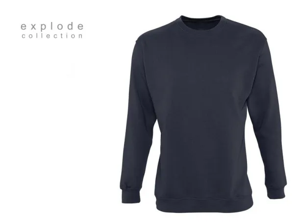 SPRING round neck sweatshirt - EXPLODE Dark gray