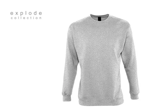 SPRING round neck sweatshirt - EXPLODE Ash gray