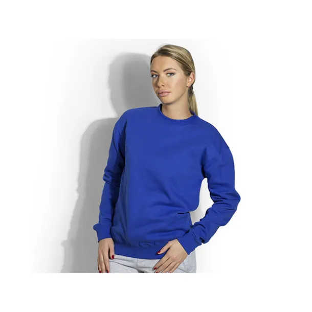 SPRING round neck sweatshirt - EXPLODE Royal blue