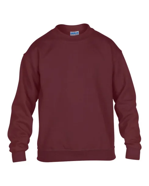  HEAVY BLEND™ YOUTH CREWNECK SWEATSHIRT - 271 g/m² - Gildan Maroon