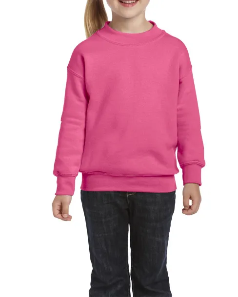  HEAVY BLEND™ YOUTH CREWNECK SWEATSHIRT - 271 g/m² - Gildan Safety Pink