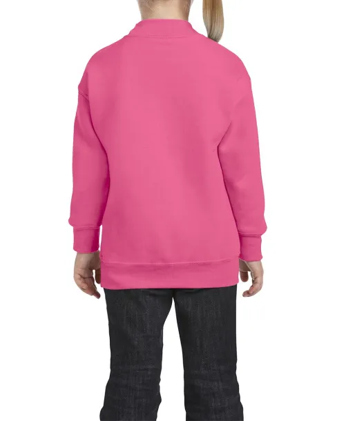  HEAVY BLEND™ YOUTH CREWNECK SWEATSHIRT - 271 g/m² - Gildan Safety Pink