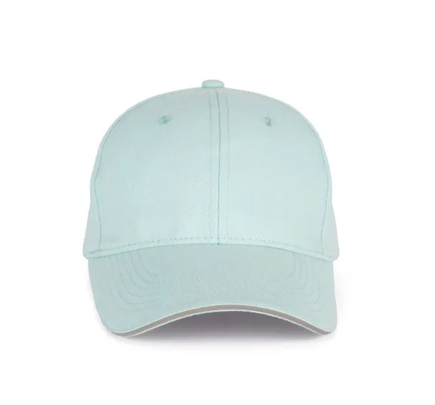 ORLANDO 6 PANEL CAP - K-UP Ice Mint Light Grey