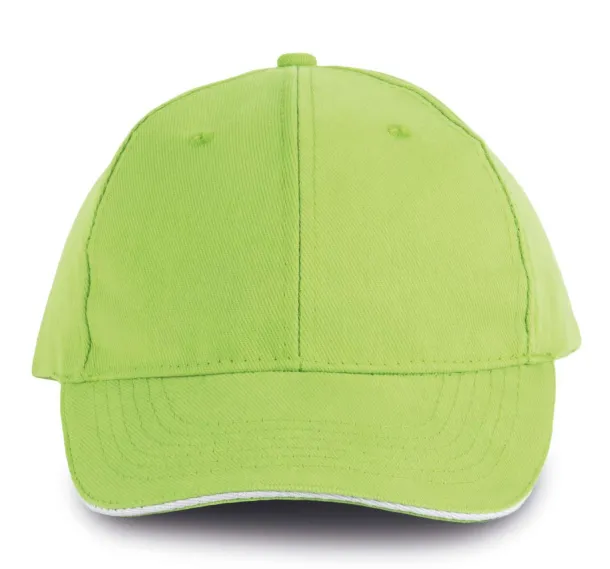 ORLANDO 6 PANEL CAP - K-UP Lime White