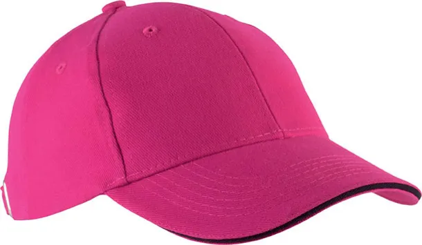 ORLANDO 6 PANEL CAP - K-UP Fuchsia Black