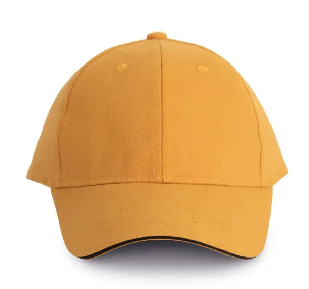 ORLANDO 6 PANEL CAP - K-UP Cumin Yellow Tamno siva