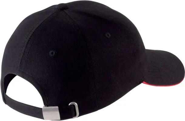 ORLANDO 6 PANEL CAP - K-UP Black Red