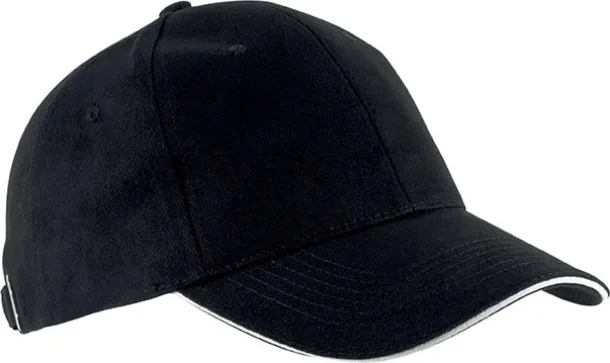 ORLANDO 6 PANEL CAP - K-UP Black White