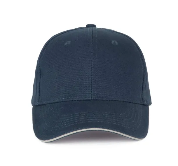 ORLANDO 6 PANEL CAP - K-UP Twilight Blue Light Grey