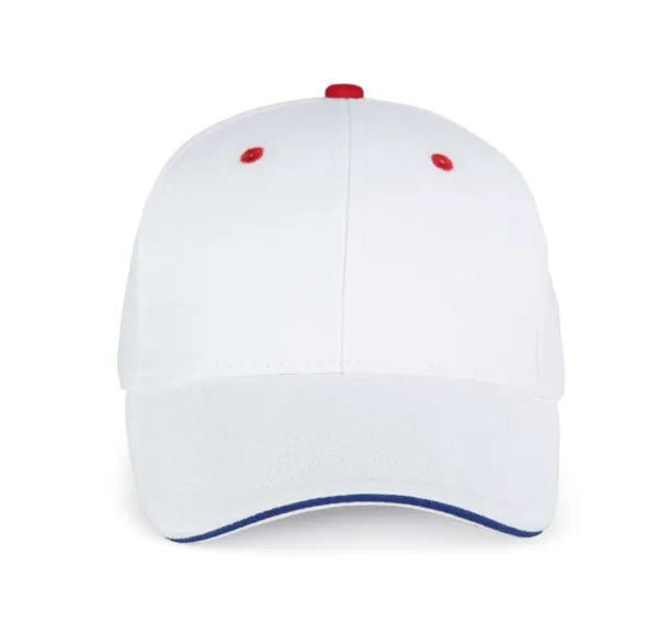 ORLANDO 6 PANEL CAP - K-UP Red Royal Blue