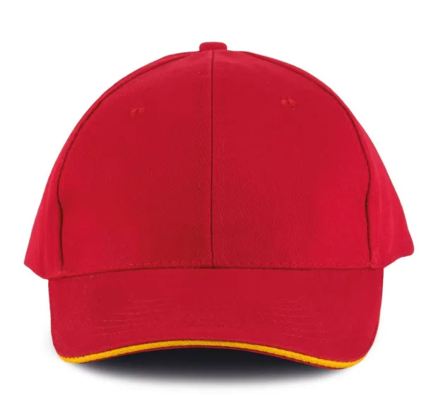 ORLANDO 6 PANEL CAP - K-UP Red Yellow