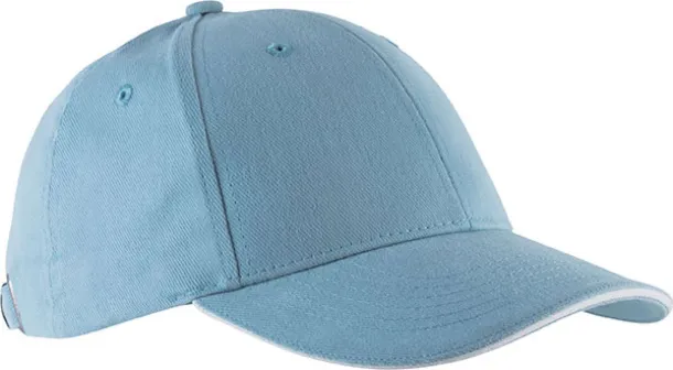 ORLANDO 6 PANEL CAP - K-UP Sky blue White