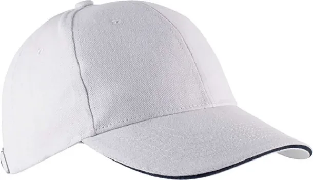 ORLANDO 6 PANEL CAP - K-UP White Navy