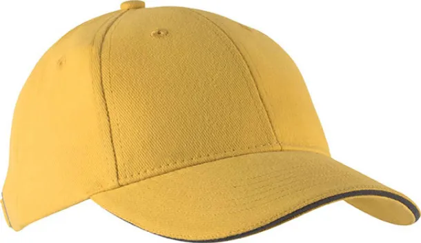 ORLANDO 6 PANEL CAP - K-UP Yellow Slate Grey