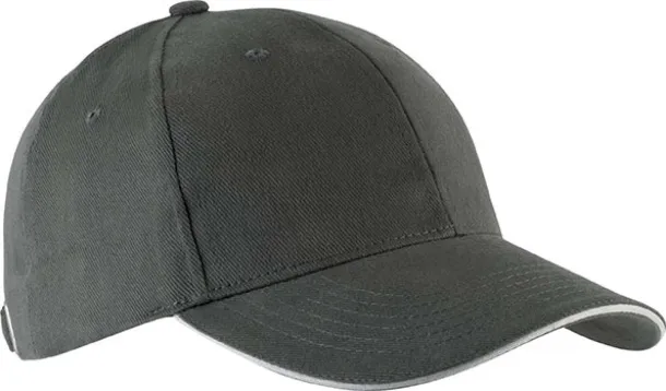 ORLANDO 6 PANEL CAP - K-UP Slate Grey Light Grey