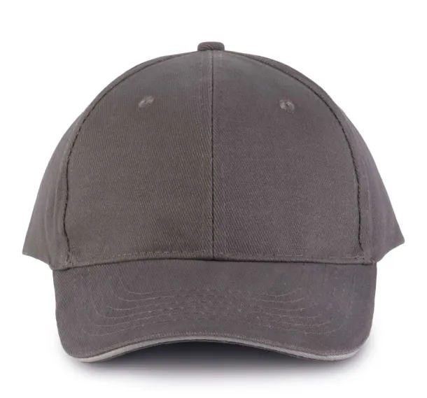 ORLANDO 6 PANEL CAP - K-UP Slate Grey Light Grey