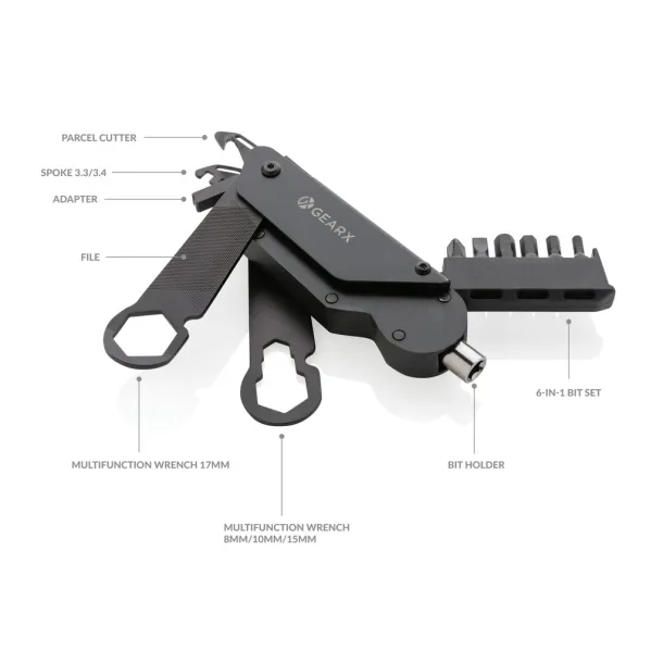  Gear X bicycle tool - GearX Black 