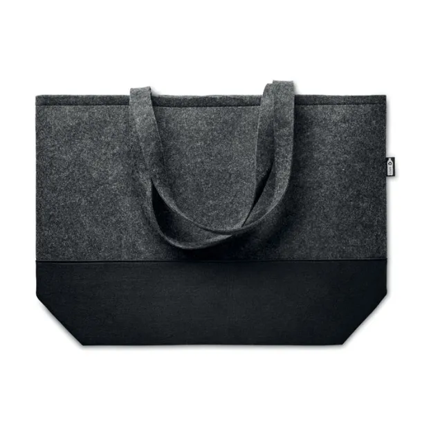 DUO INDICO RPET felt shopping bag stone grey