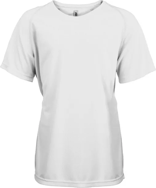  KIDS' SHORT SLEEVED SPORTS T-SHIRT - Proact White