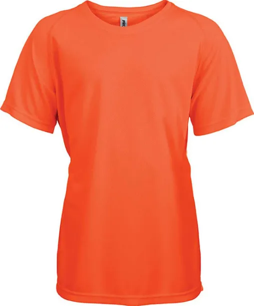  KIDS' SHORT SLEEVED SPORTS T-SHIRT - Proact Fluorescent Orange