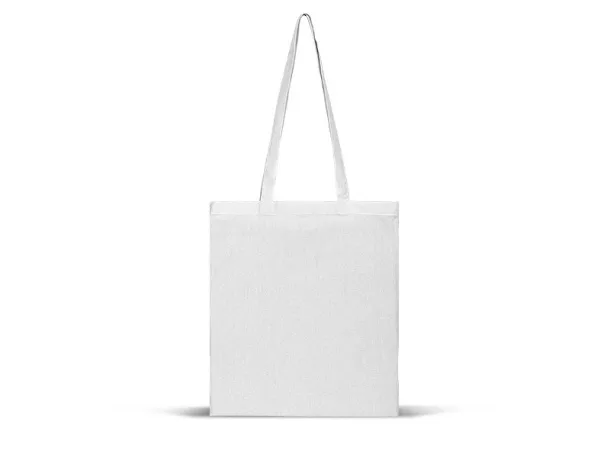 NATURELLA COLOR 130 cotton shopping bag, 130 g/m2 White