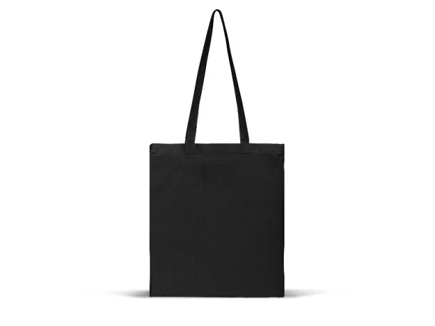 NATURELLA COLOR 130 cotton shopping bag, 130 g/m2 Black