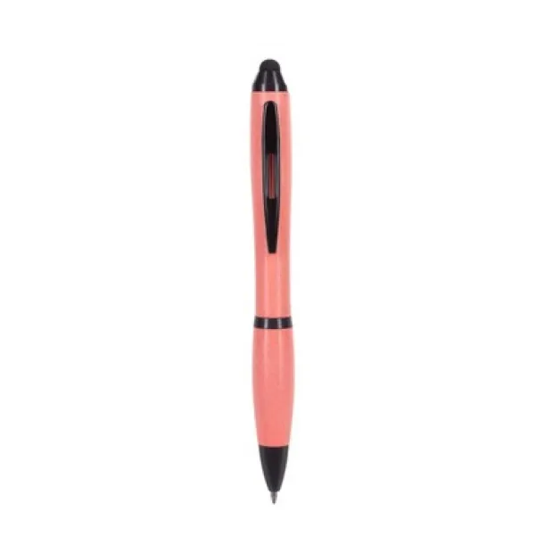  Bamboo ball pen, touch pen pink