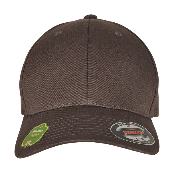  Flexfit Organic Cotton Cap - Flexfit Tamno siva