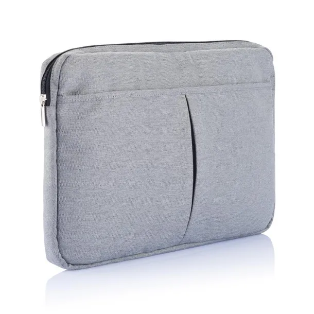  Laptop sleeve 15” PVC free - XD Collection Grey 