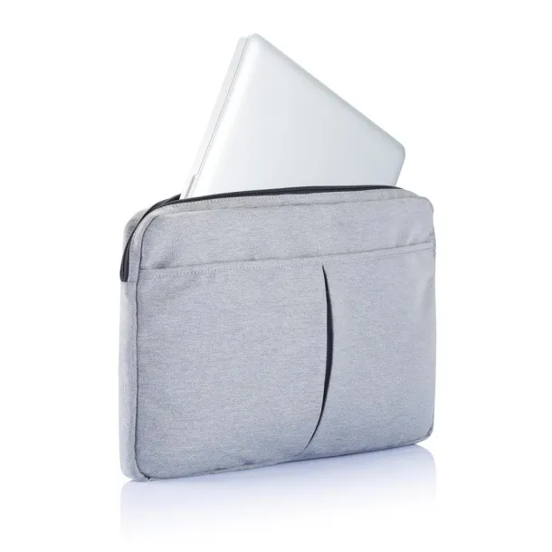  Laptop sleeve 15” PVC free - XD Collection Grey 